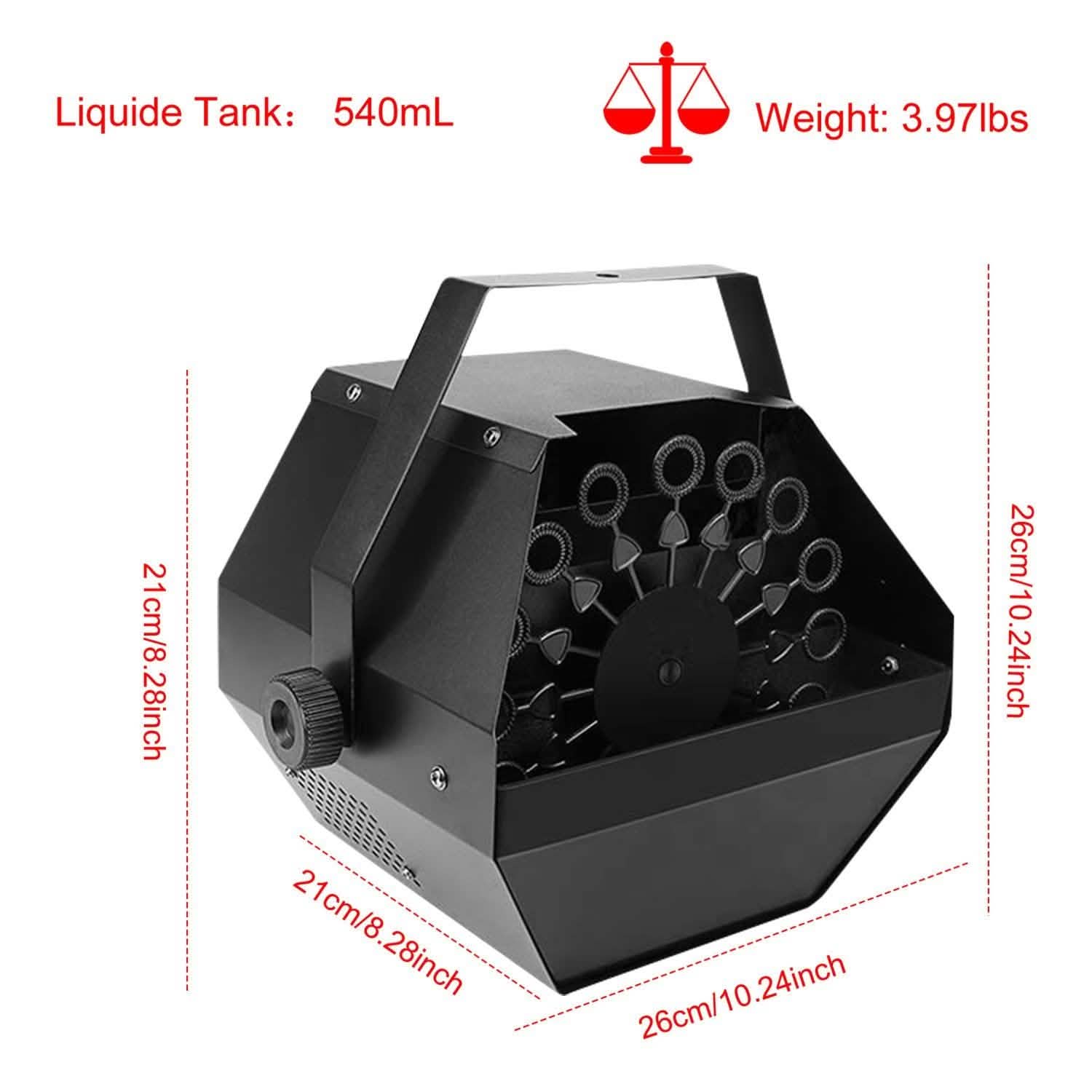 Automatic Bubble Machine 25W Seasonal Decor - Tophatter Daily Deals