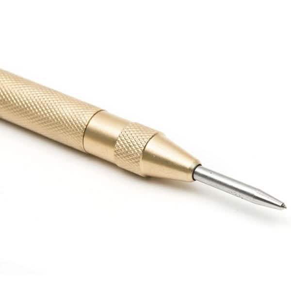 Automatic Center Pin Punch Strike Spring Loaded Marking Starting Holes Tool Home Improvement - Tophatter Daily Deals