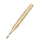 Automatic Center Pin Punch Strike Spring Loaded Marking Starting Holes Tool Gold Home Improvement - Tophatter Daily Deals