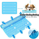 Automatic Cooling Dog Mat Washable Pet Sleeping Blanket Mat Pet Supplies - Tophatter Daily Deals