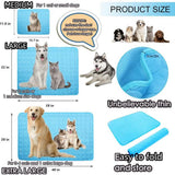 Automatic Cooling Dog Mat Washable Pet Sleeping Blanket Mat Pet Supplies - Tophatter Daily Deals