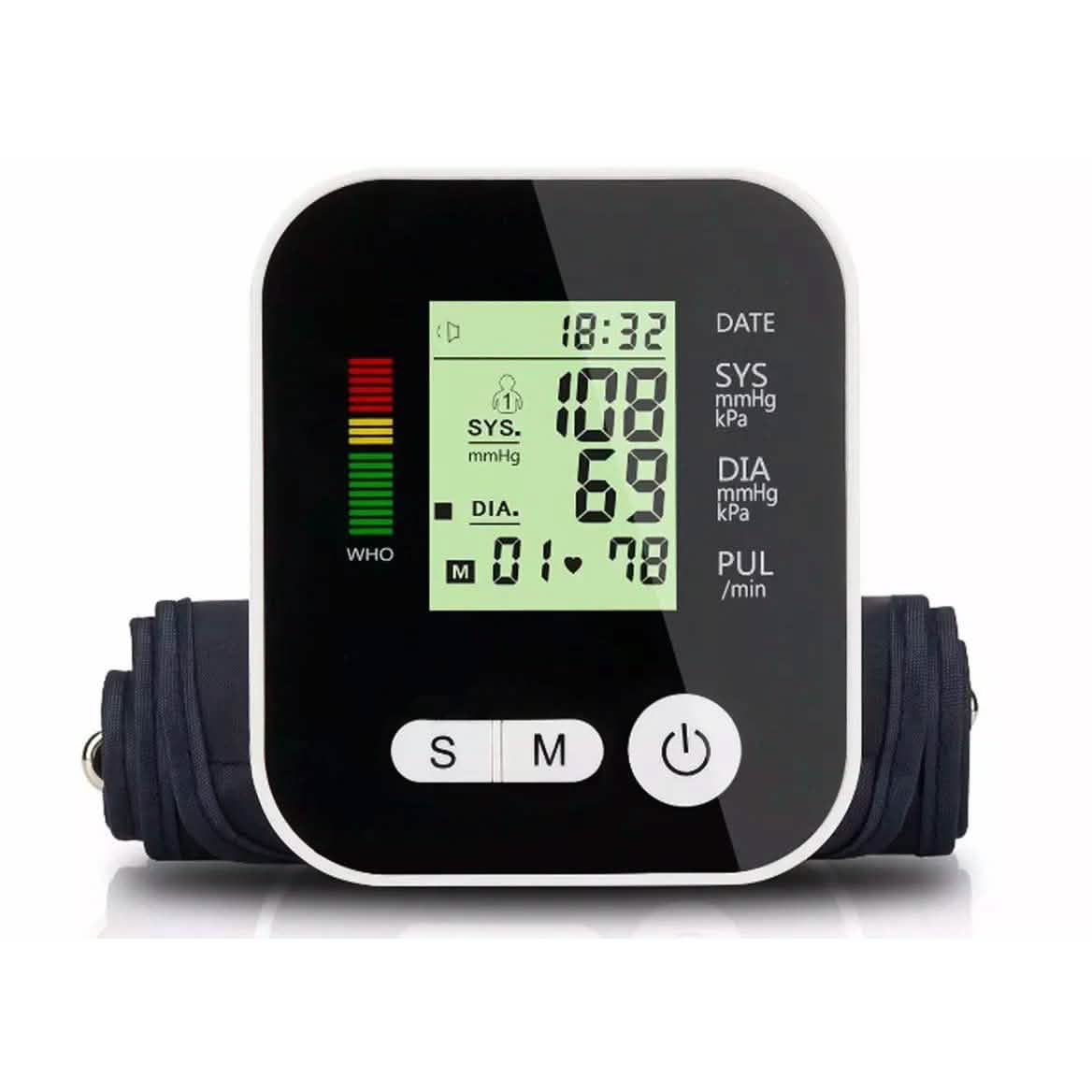 Automatic Digital Upper Arm Blood Pressure Cuff Monitor Sphygmomanometer Health & Wellness - Tophatter Daily Deals