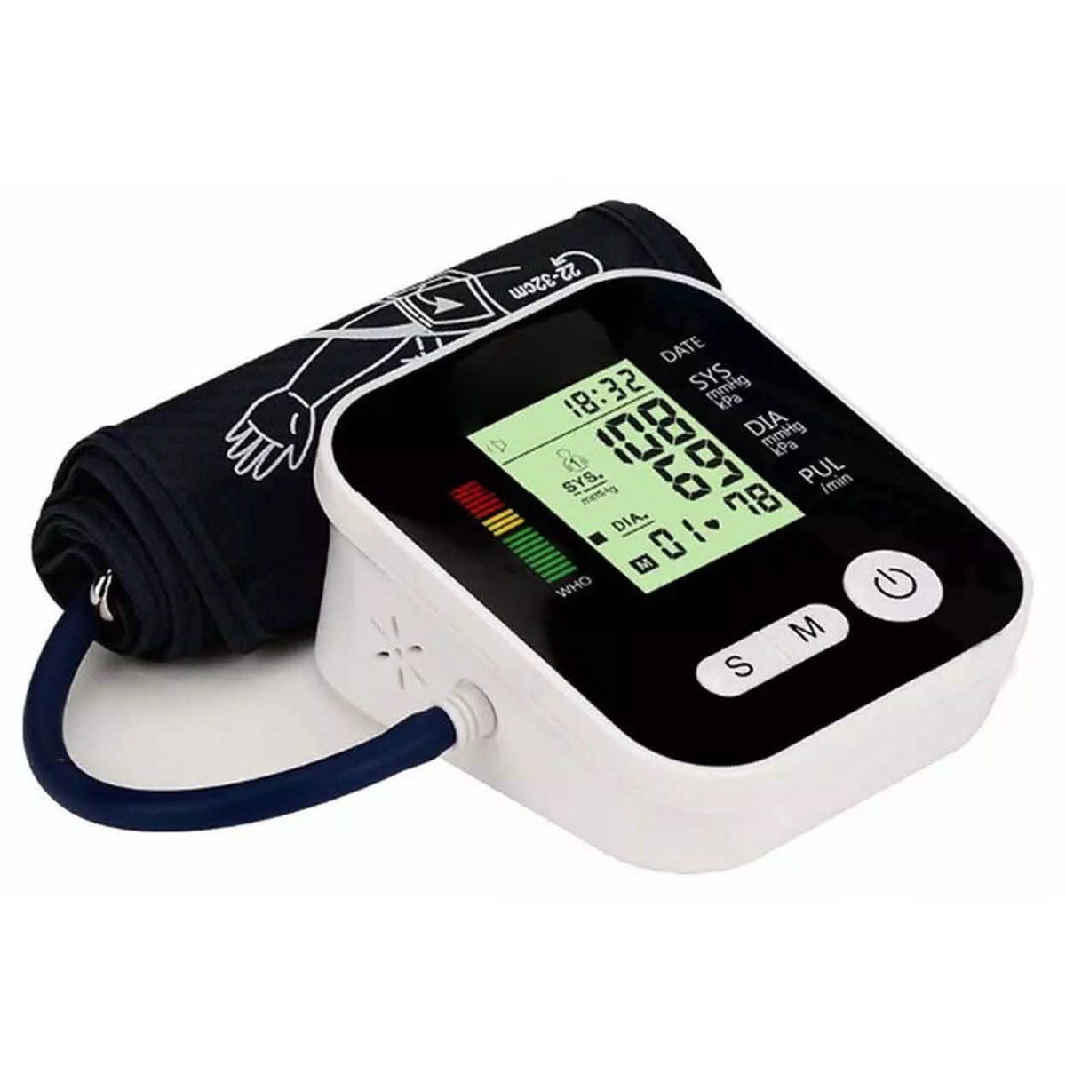 Automatic Digital Upper Arm Blood Pressure Cuff Monitor Sphygmomanometer Health & Wellness - Tophatter Daily Deals