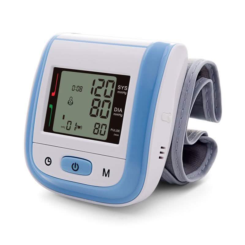 Automatic Digital Wrist Sphygmomanometer Blue Health & Wellness - Tophatter Daily Deals