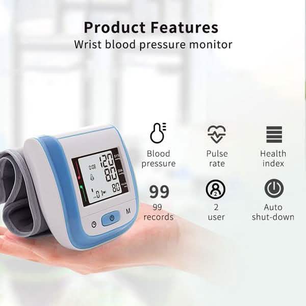 Automatic Digital Wrist Sphygmomanometer Health & Wellness - Tophatter Daily Deals