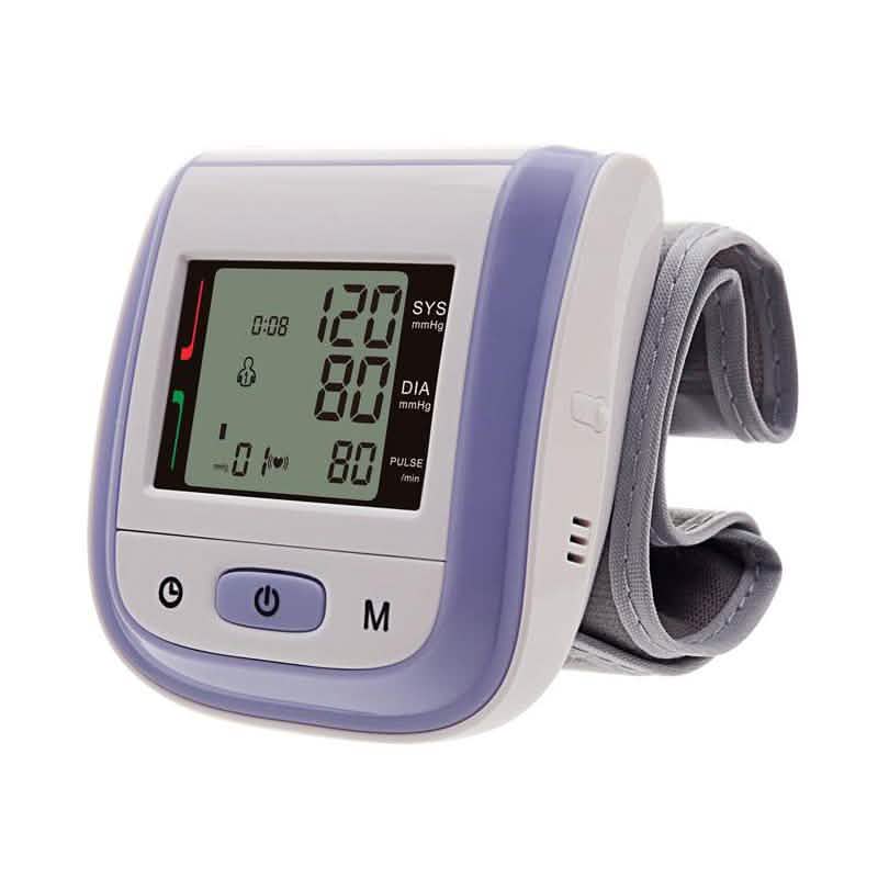 Automatic Digital Wrist Sphygmomanometer Purple Health & Wellness - Tophatter Daily Deals