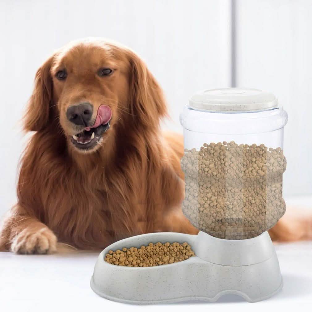 Automatic Pet Feeder Self-Dispensing Gravity Pets Food Dispenser Pet Supplies - Tophatter Daily Deals