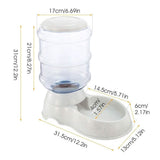 Automatic Pet Feeder Self-Dispensing Gravity Pets Food Dispenser Pet Supplies - Tophatter Daily Deals