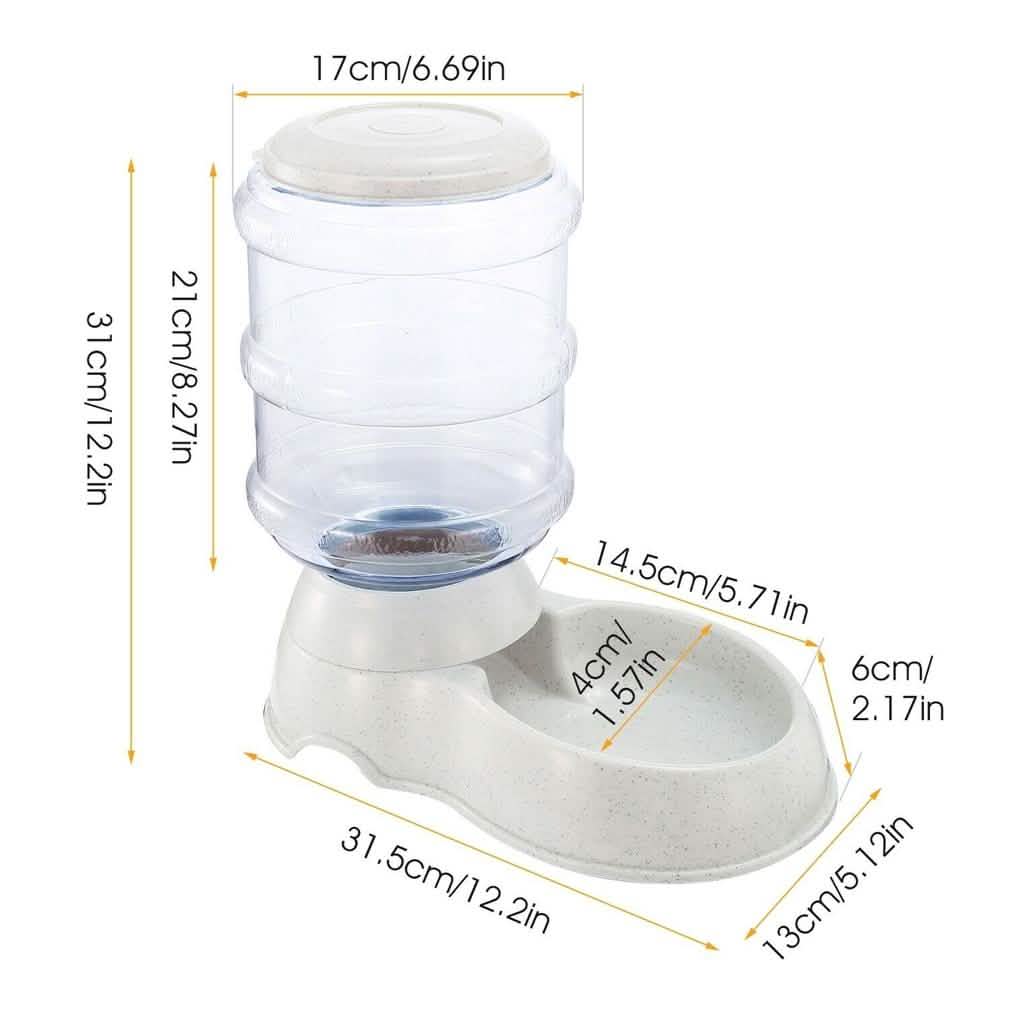 Automatic Pet Feeder Self-Dispensing Gravity Pets Food Dispenser Pet Supplies - Tophatter Daily Deals