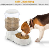Automatic Pet Feeder Self-Dispensing Gravity Pets Food Dispenser Pet Supplies - Tophatter Daily Deals