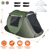 Automatic Pop Up Camping Tent Outdoor Recreation - Tophatter Daily Deals