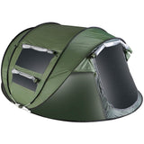 Automatic Pop Up Camping Tent Green 5-8 Persons Outdoor Recreation - Tophatter Daily Deals
