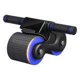 Automatic Rebound Anti-Slip AB Roller Wheel with Knee Pad Holder Blue Fitness & Exercise - Tophatter Daily Deals