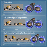 Automatic Rebound Anti-Slip AB Roller Wheel with Knee Pad Holder Fitness & Exercise - Tophatter Daily Deals