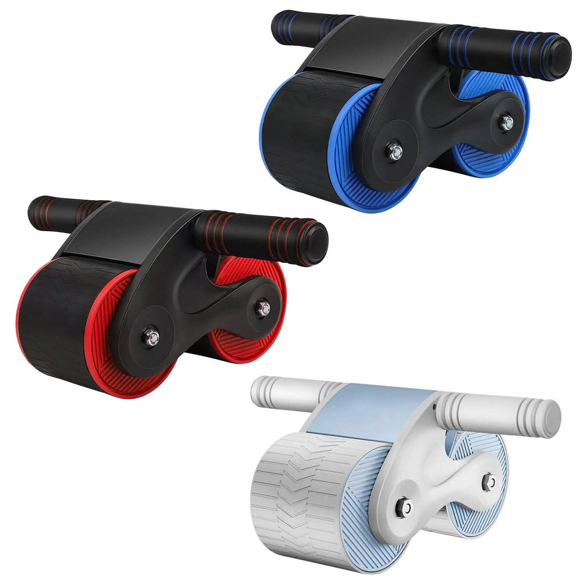 Automatic Rebound Anti-Slip AB Roller Wheel with Knee Pad Holder Fitness & Exercise - Tophatter Daily Deals