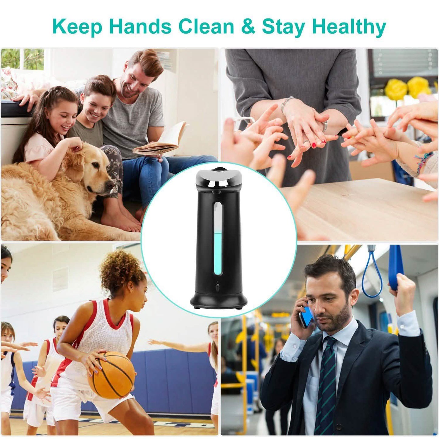 Automatic Soap Dispenser 400 ML/16.9 Oz Kitchen Tools & Gadgets - Tophatter Daily Deals