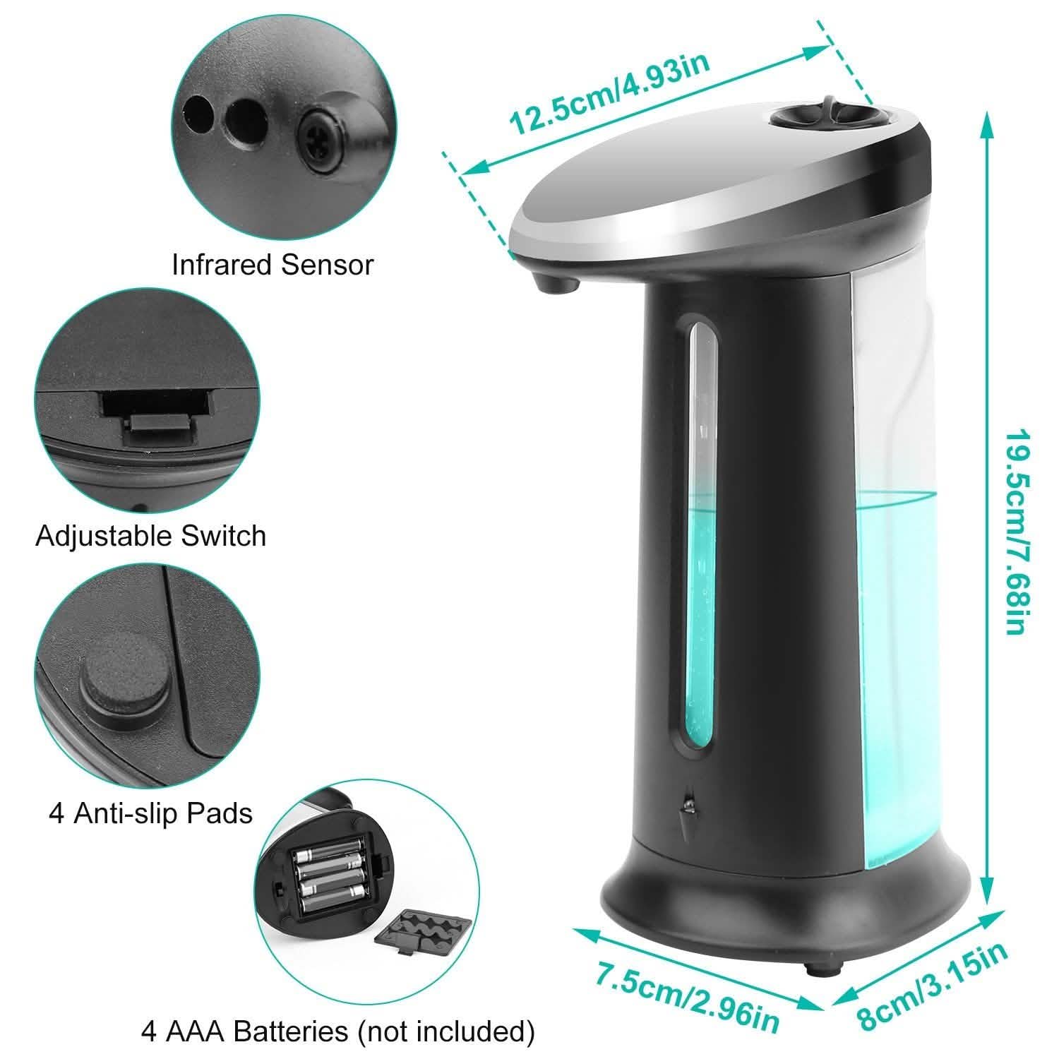 Automatic Soap Dispenser 400 ML/16.9 Oz Kitchen Tools & Gadgets - Tophatter Daily Deals