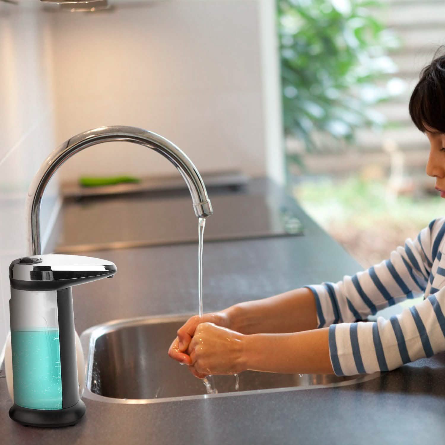 Automatic Soap Dispenser 400 ML/16.9 Oz Kitchen Tools & Gadgets - Tophatter Daily Deals