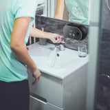 Automatic Soap Dispenser Wall Mounted Hand Free with Clock Temperature Bath - Tophatter Daily Deals