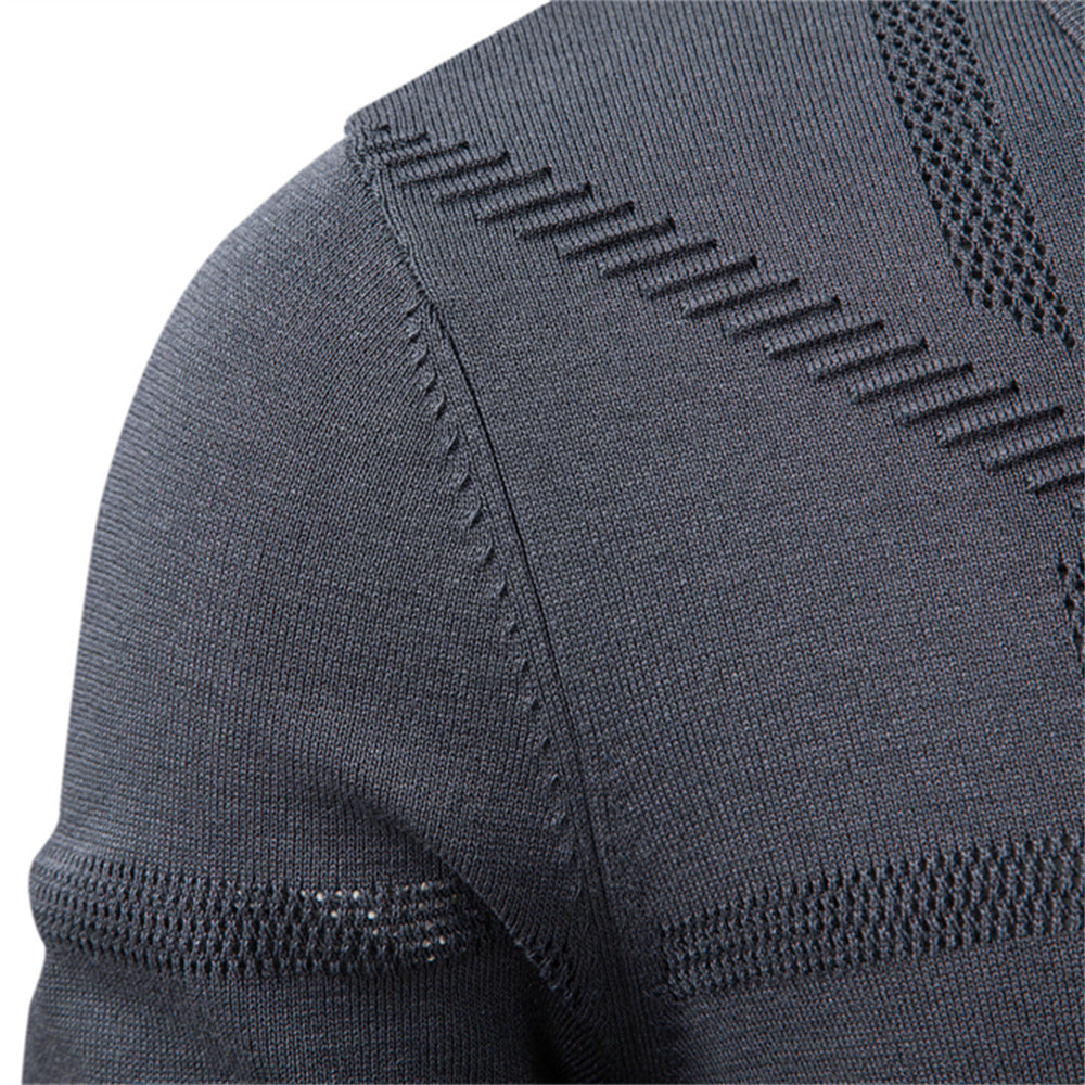 Autumn Winter Thermal Comfort Mens Polo Shirt Men's Clothing - Tophatter Daily Deals