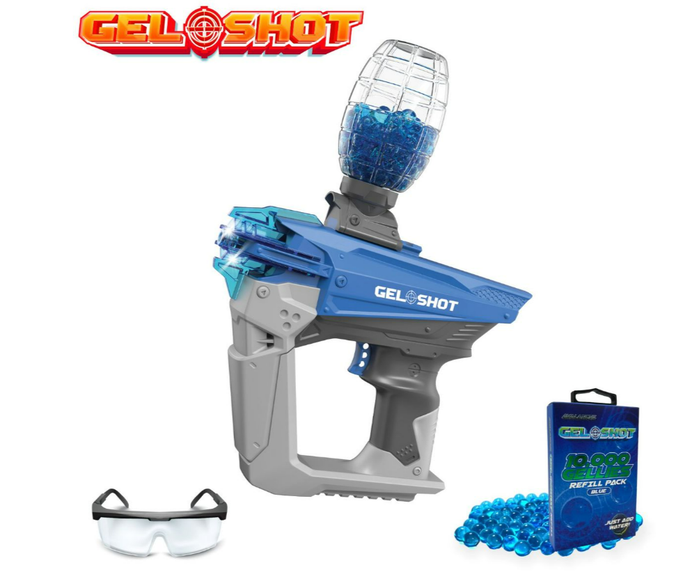 AVALANCHE GEL SHOT BLASTER BLUE - FULL AUTO - Tophatter's Army Deals PAINTBALL - Tophatter Daily Deals