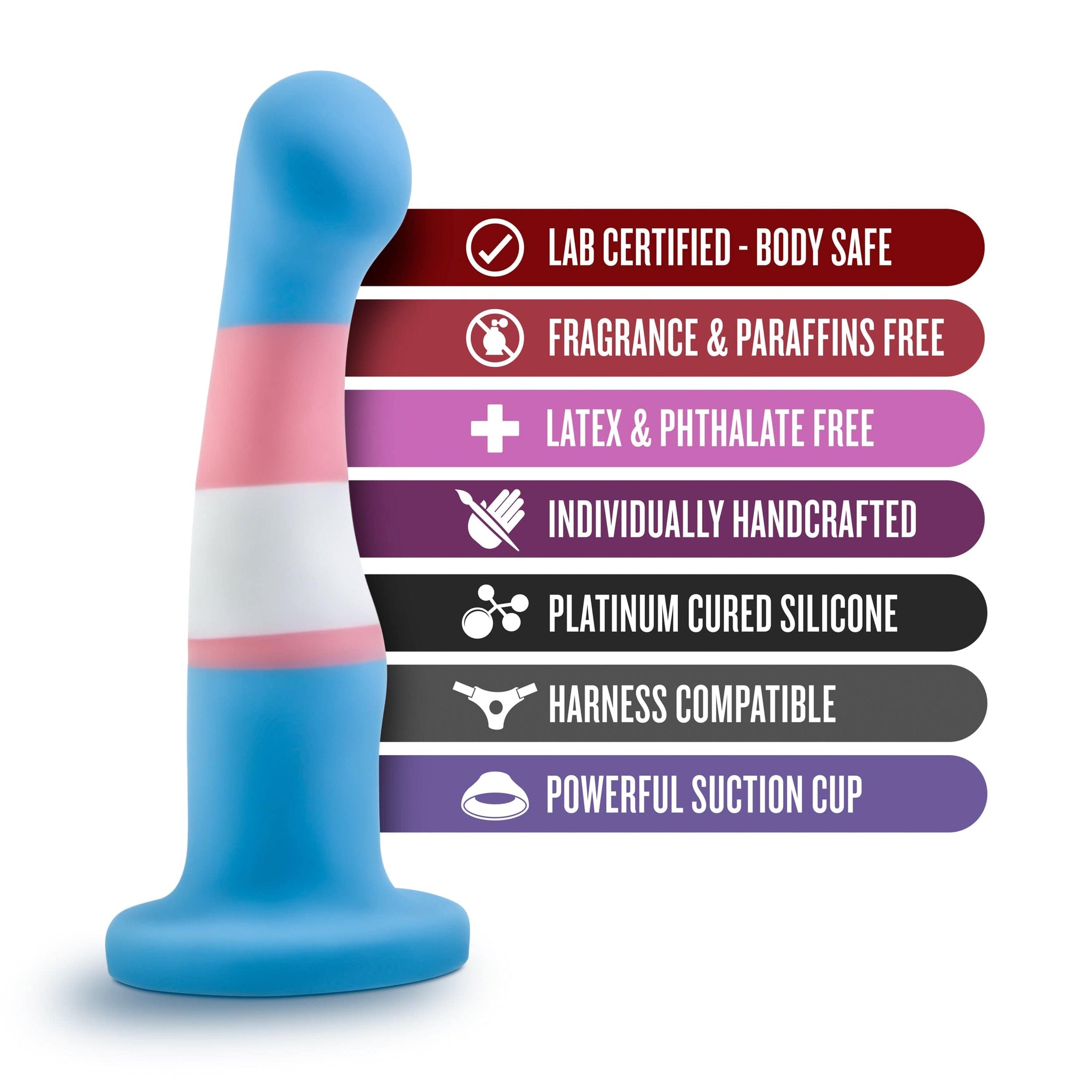 Avant Pride P2 True Blue – Silicone Dildo > Dildos > Neutral Dildos - Tophatter Daily Deals