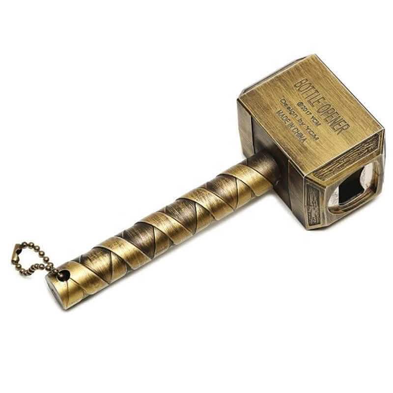 Avengers Style Thor Hammer Mjolnir Bottle Opener Bronze Wine & Dining - Tophatter Daily Deals