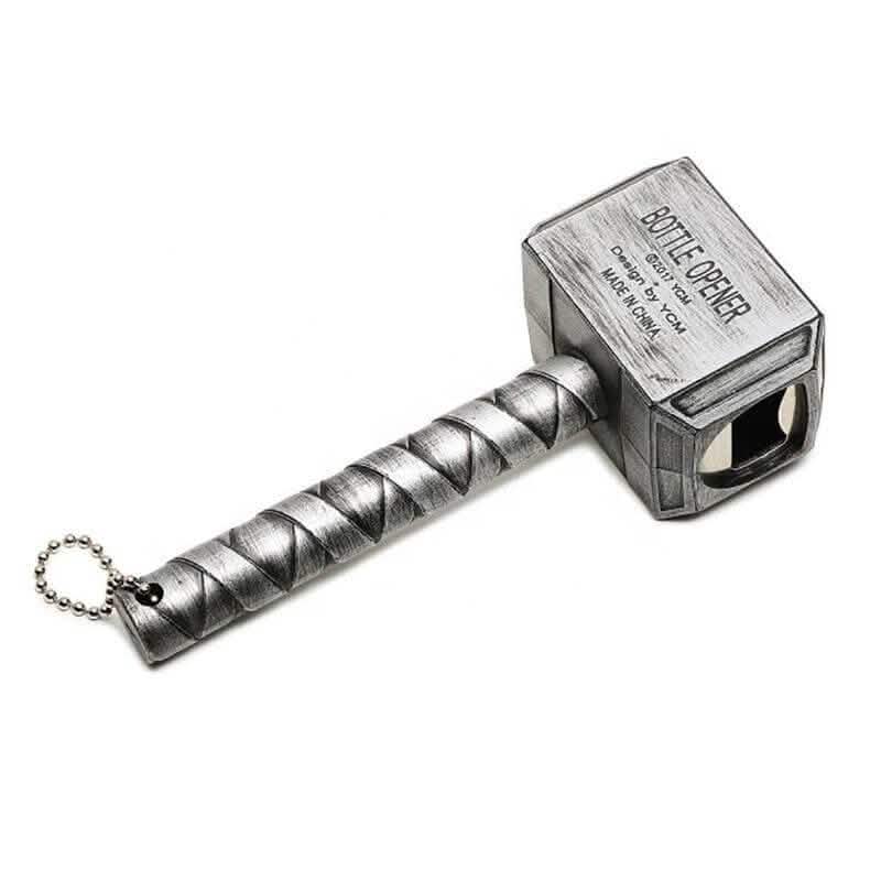 Avengers Style Thor Hammer Mjolnir Bottle Opener Silver Wine & Dining - Tophatter Daily Deals