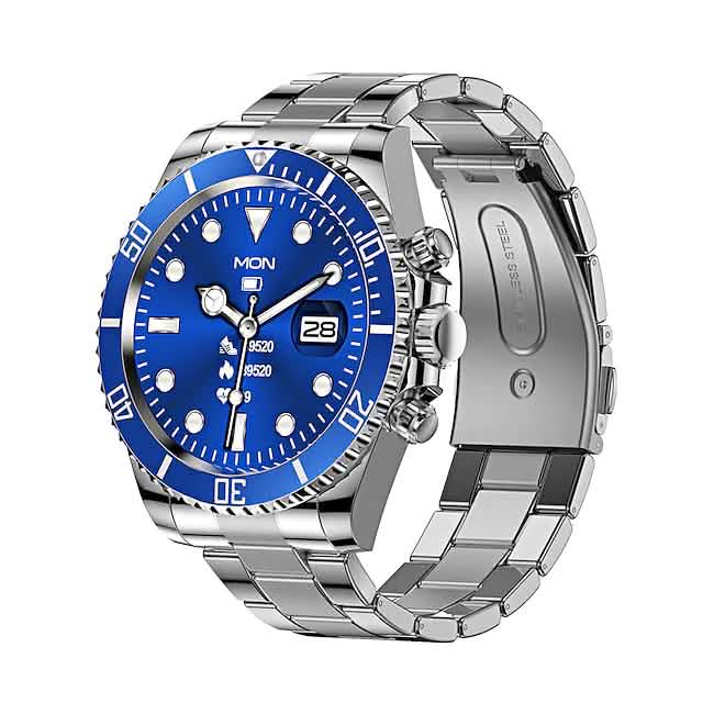AW12 1.28-Inch Smart Watch Blue Smart Watches - Tophatter Daily Deals