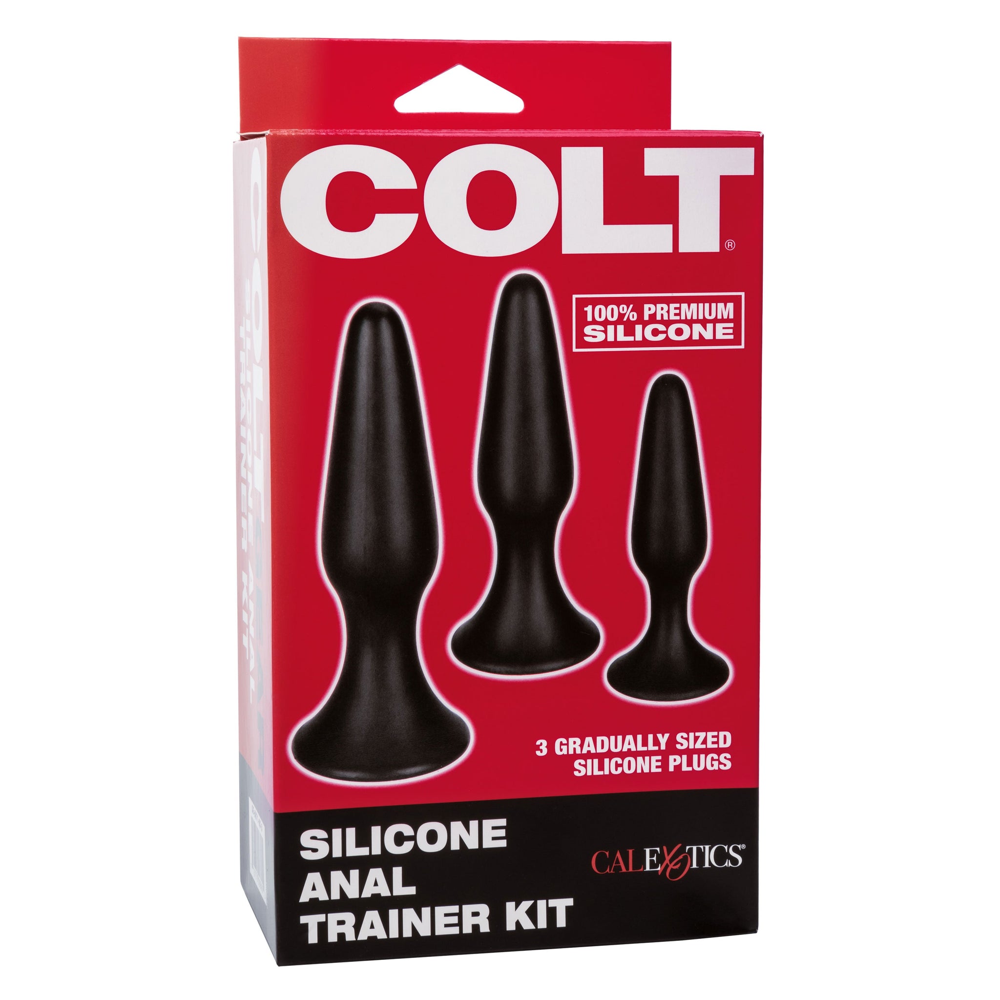 Colt Anal Trainer Kit – Silicone Graduated Anal Plug Set for Beginners > Anal Range > Butt Plug Kits - Tophatter Daily Deals