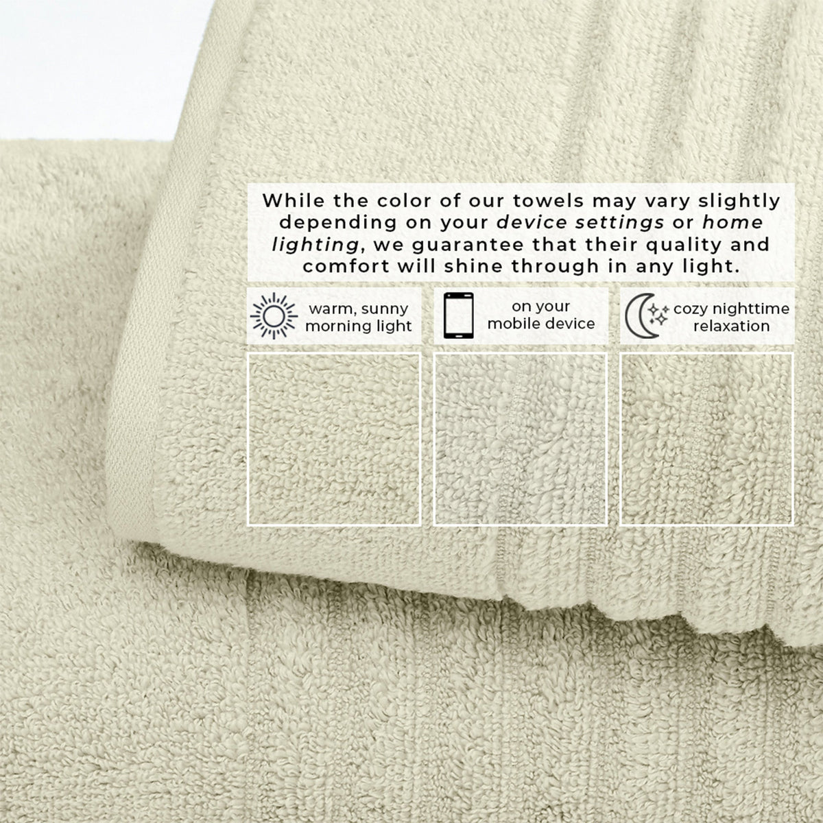 Luxury Combed Cotton Bath Towel Set - Karina Collection Bath - Tophatter Daily Deals