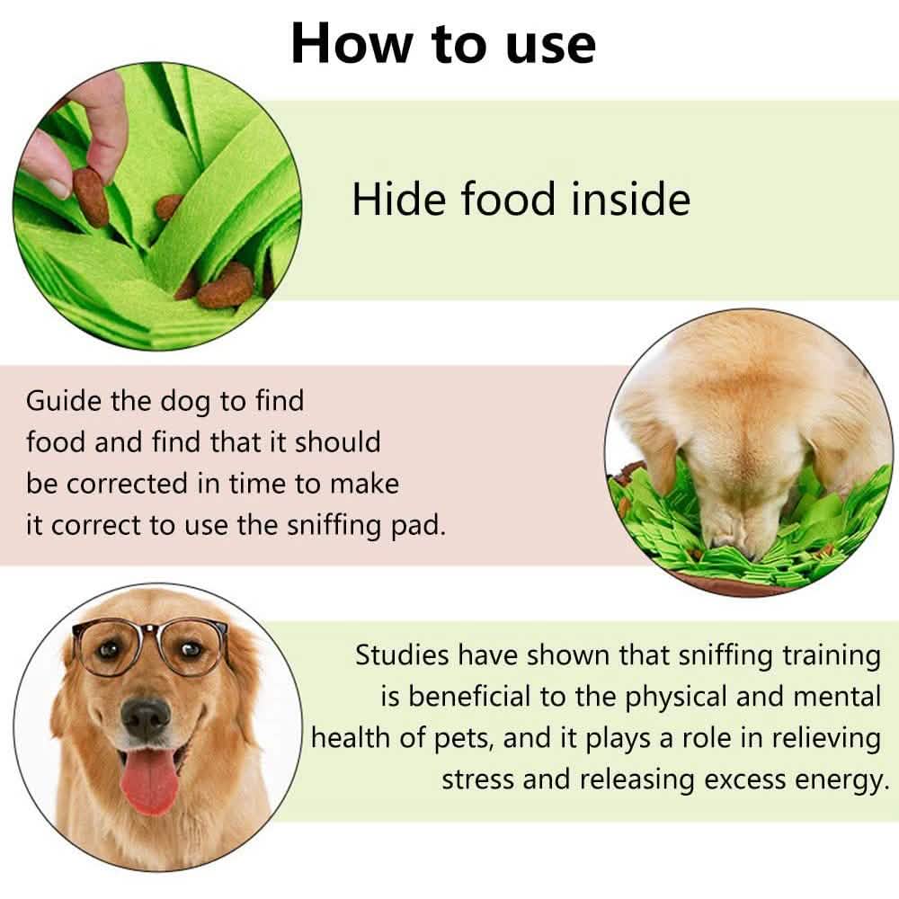 AWOOF Pet Snuffle Mat for Dogs Pet Supplies - Tophatter Daily Deals