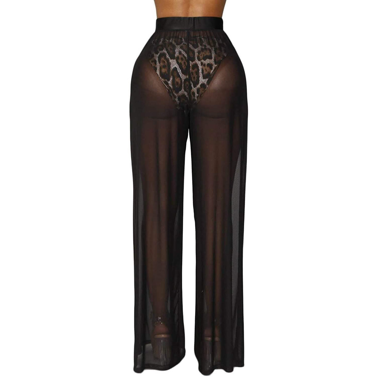Awoscut Women See Through Sheer Mesh Pants Women's Bottoms - Tophatter Daily Deals