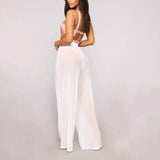 Awoscut Women See Through Sheer Mesh Pants Women's Bottoms - Tophatter Daily Deals