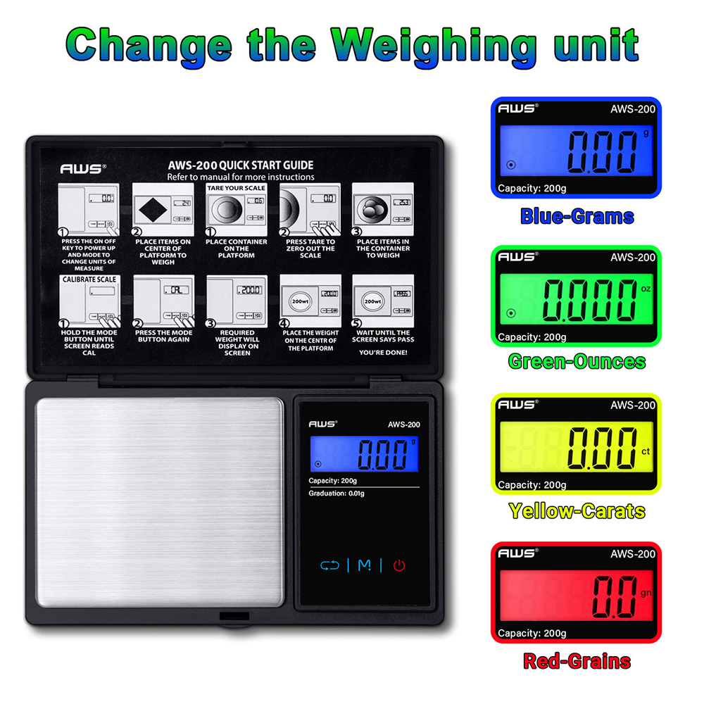 AWS Digital Pocket Scale Scales - Tophatter Daily Deals