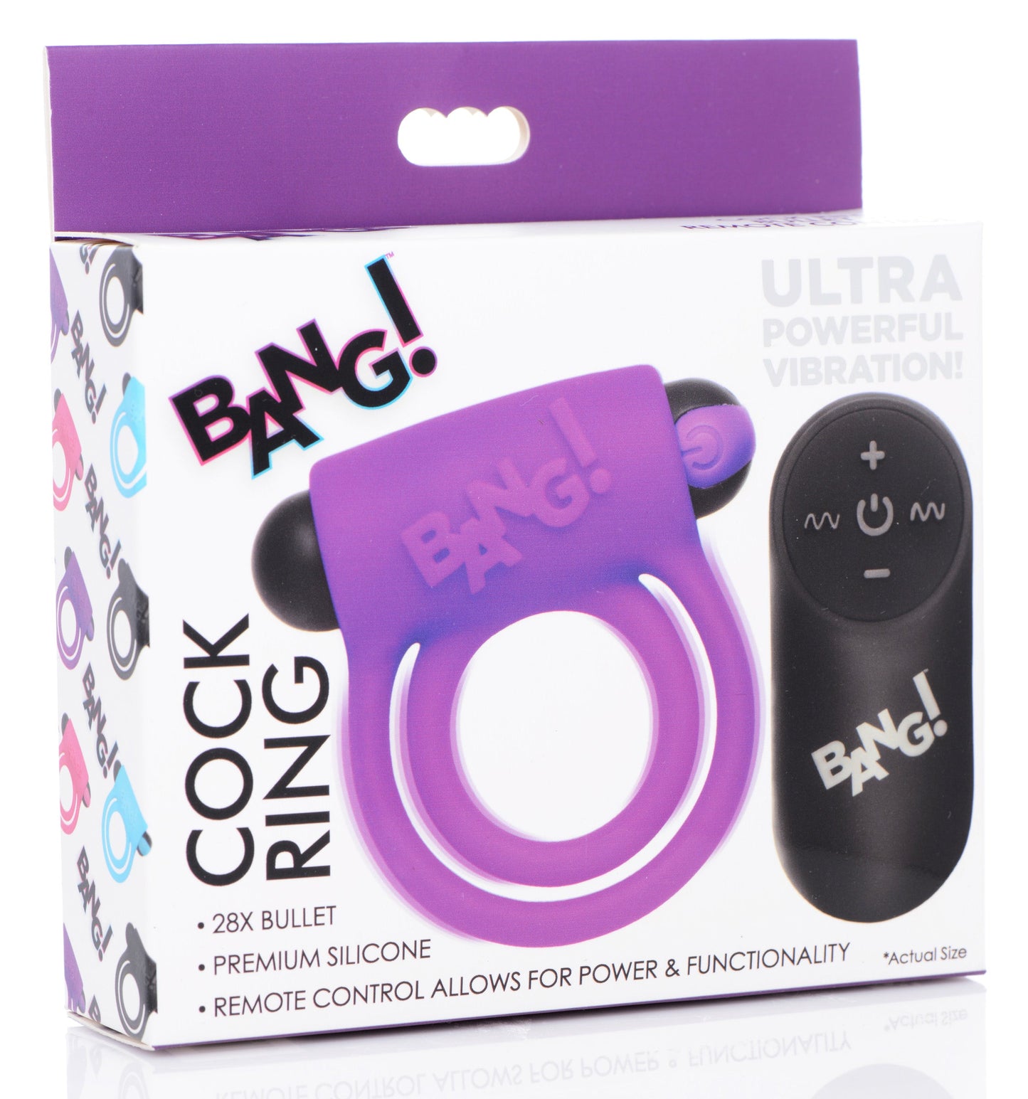 Bang Silicone Cock Ring and Bullet - Vibrating Cock Ring with Wireless Remote in Black > Cock Ring > Vibrating - Tophatter Daily Deals