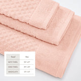 Cotton Diamond Waffle Weave Bath Towel Set - Grayson Collection Bath - Tophatter Daily Deals