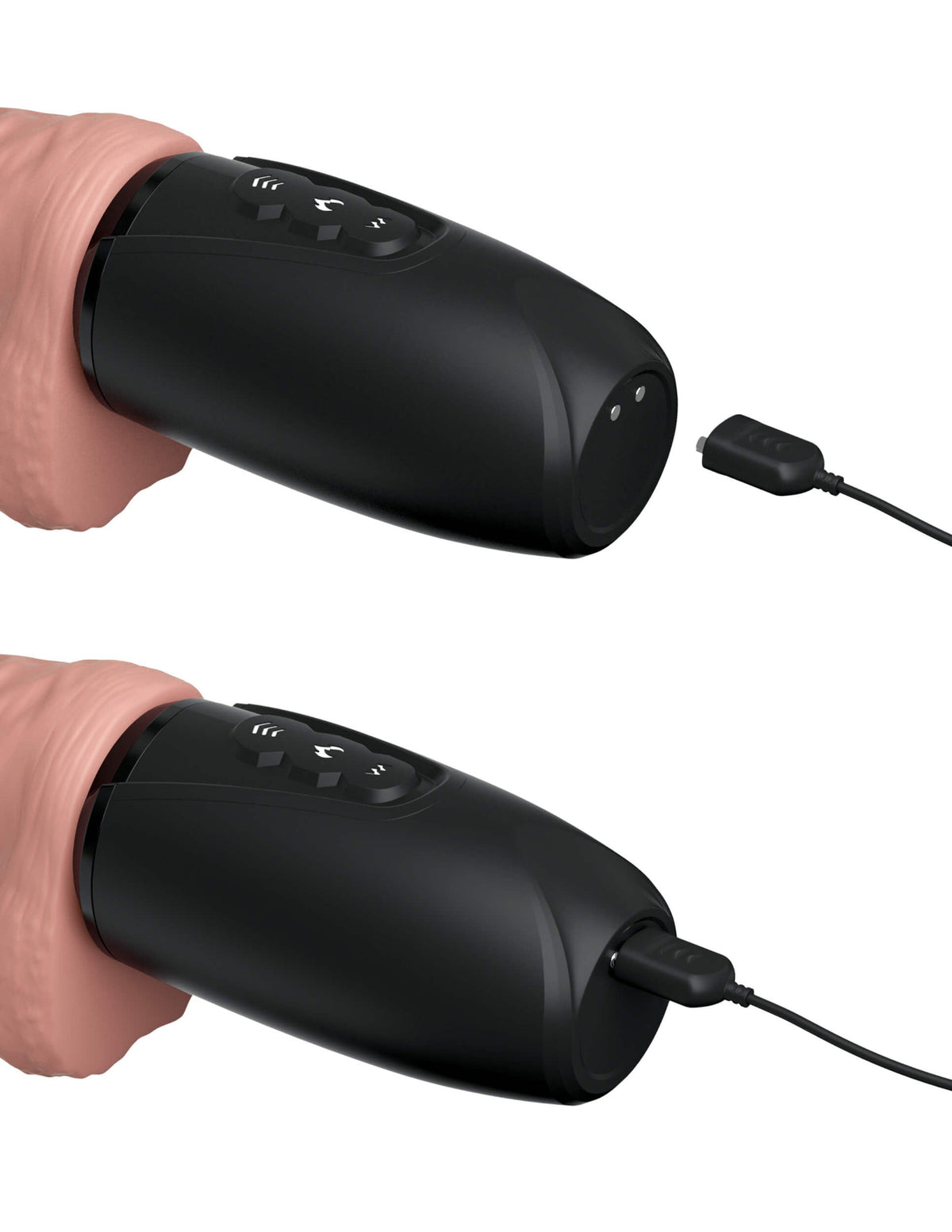 King Cock Plus Thrusting Cock with Balls 6.5 Inch – Warming, Vibrating, Piston-Powered Dildo > Dildos > Thrusting Dildos - Tophatter Daily Deals