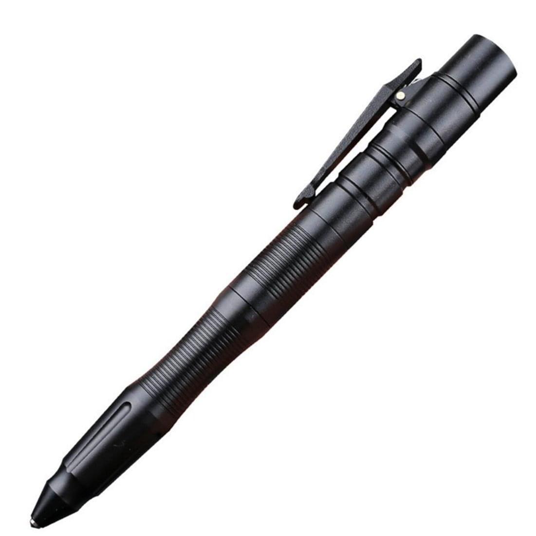 B-05 Aluminium Tactical Pen Light Black Self Defense Kubotan - Tophatter Daily Deals