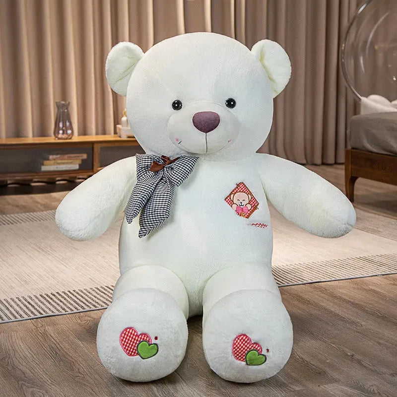Fashion Big Bear Plush Toy Doll White Teddy Bear Bluetooth Speaker Lamp - Tophatter Daily Deals