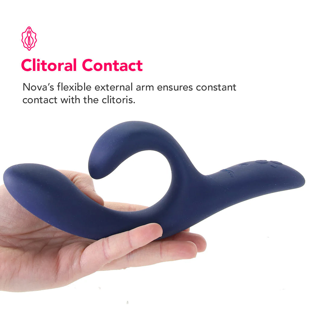 We-Vibe Nova 2 Rabbit Vibe in Midnight Blue Vibrators > Rabbit Vibrators - Tophatter Daily Deals
