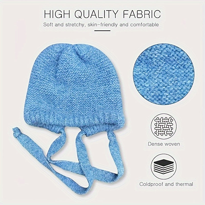 Winter Knit Earflap Hat that Converts to a Crossbody Bag Hat - Tophatter Daily Deals