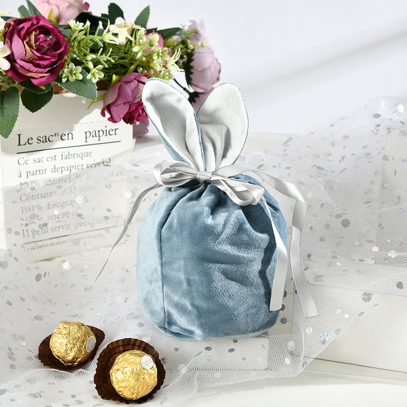 Bag Rabbit Ears Velvet Bag Gift Box Candy Box Wedding Wedding 0 - Tophatter Daily Deals