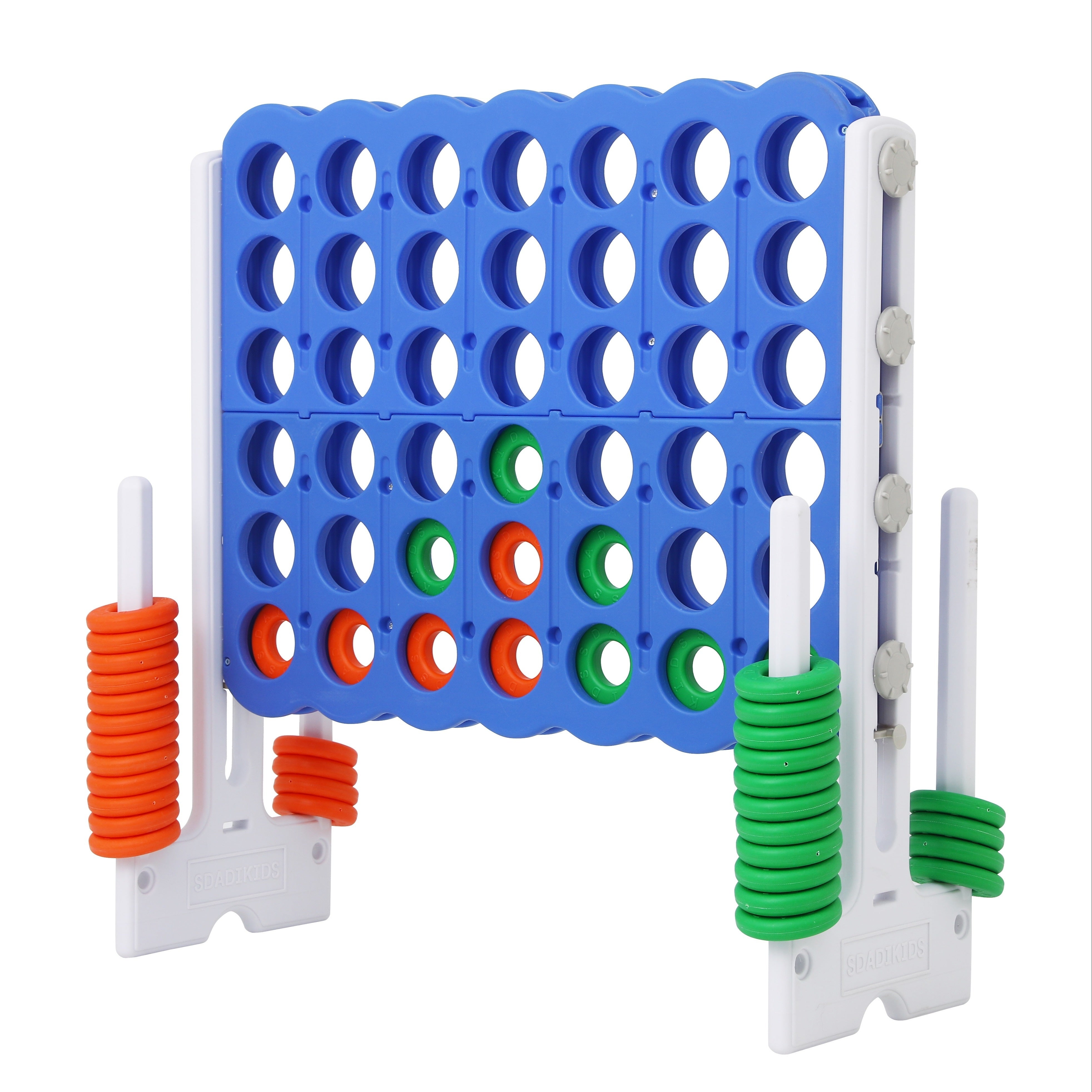 Height Adjustable Giant 4-in-A-Row Game Set Toys & Games - Tophatter Daily Deals