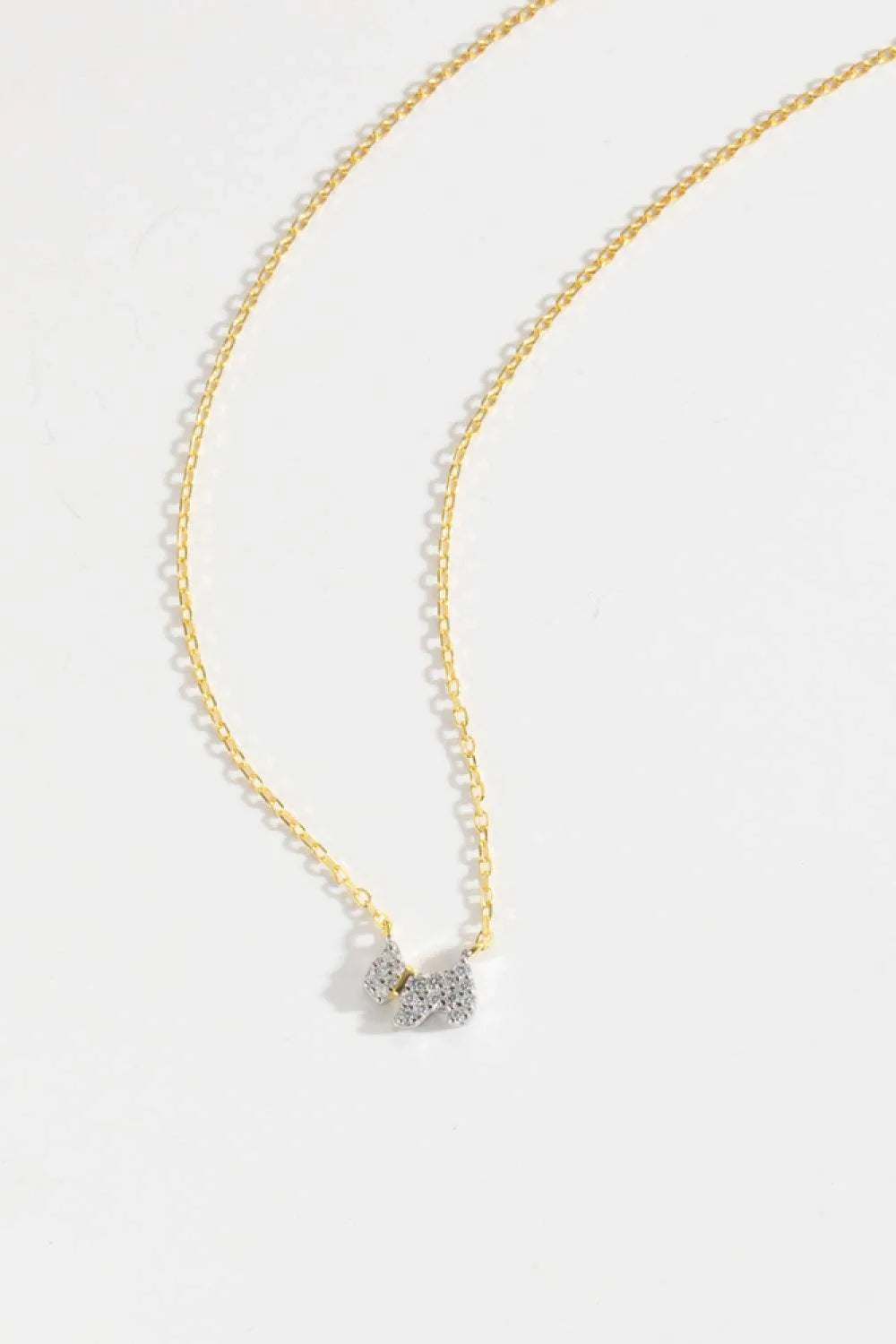 Puppy Zircon 925 Sterling Silver Necklace Necklaces - Tophatter Daily Deals