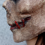 Stitched Latex Horror Mask Brown Halloween 2025 Cosplay 3D Changing Face Moving Picture Frame - Tophatter Daily Deals