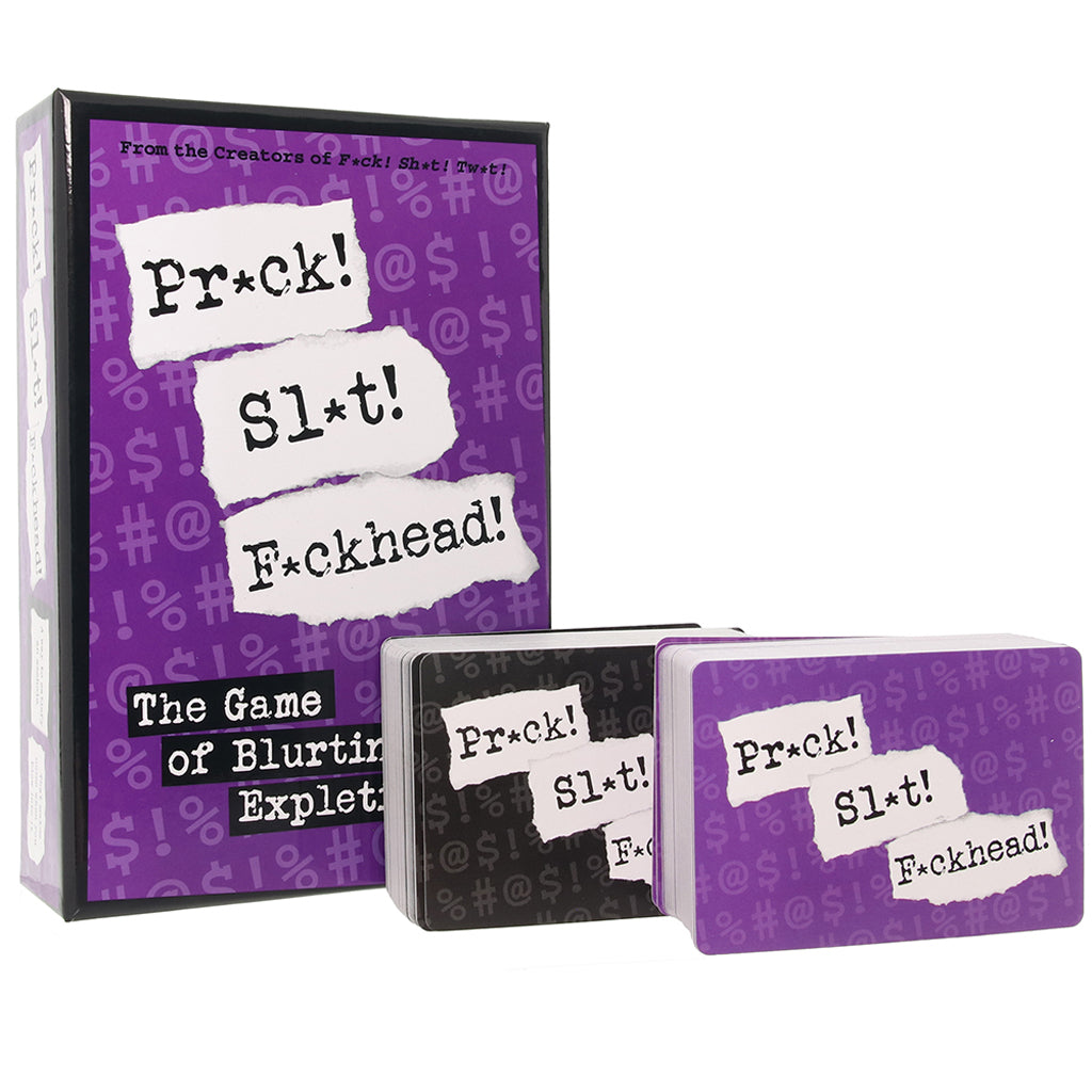 Pr*ck! Sl*t! F*ckhead! The Card Game - Tophatter's Adult Sex Toys Online Novelties 'n Parties - Tophatter Daily Deals