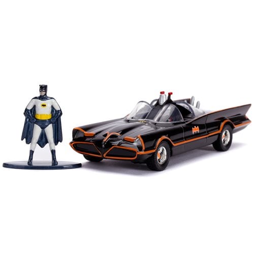 Batman Classic TV Series – Batmobile with Figure 1:32 Scale Diecast Model Diecast Model Car - Tophatter Daily Deals