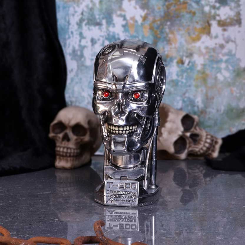 Terminator 2: Judgment Day – Official T-800 Head Box Collectible - Tophatter Daily Deals