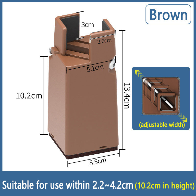 Adjustable Furniture Height Pad Brown A 2PCS 0 - Tophatter Daily Deals